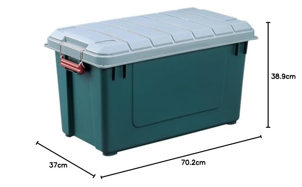 96　【2個セット】【未使用】収納 BOX ロック機能付き 702×370×389 密閉　RVBOX 700　62L　アイリスオーヤマ Amazon.co.jp: アイリスオーヤマ 密閉 収納 BOX ロック機能付き 702